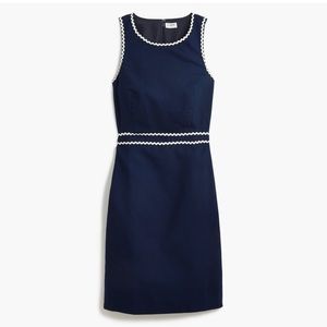 J. Crew Women’s Suiting Dress with Rick Rack Trim